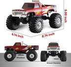 BEEZRC FMS 1/24 FCX24 Ford F-100 - Oruga RC con licencia oficial, liberación rápida magnética, transmisión de dos velocidades, control remoto, Rock Crawler rc camión, todoterreno para adultos, RTR