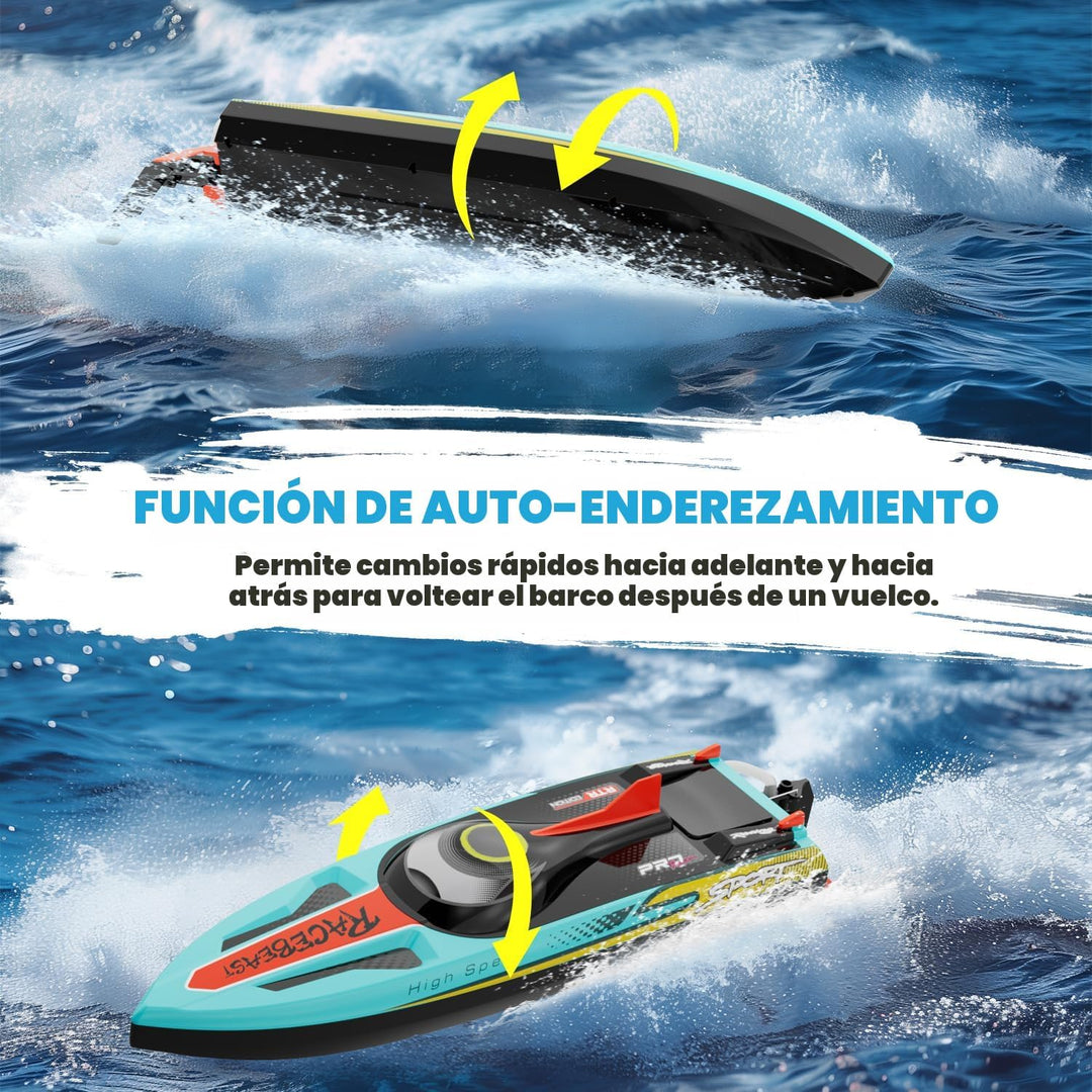TOPCHOIC Barco a control remoto sin escobillas de 40+MPH, barcos de...
