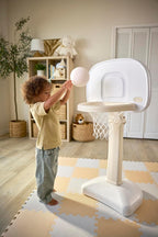 Little Tikes Colección Cloud - Juego de baloncesto TotSports Easy Score con 3 pelotas - Blanco