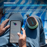 JLab, Partido pop, altavoz Bluetooth portátil, impermeable IP55, LE...