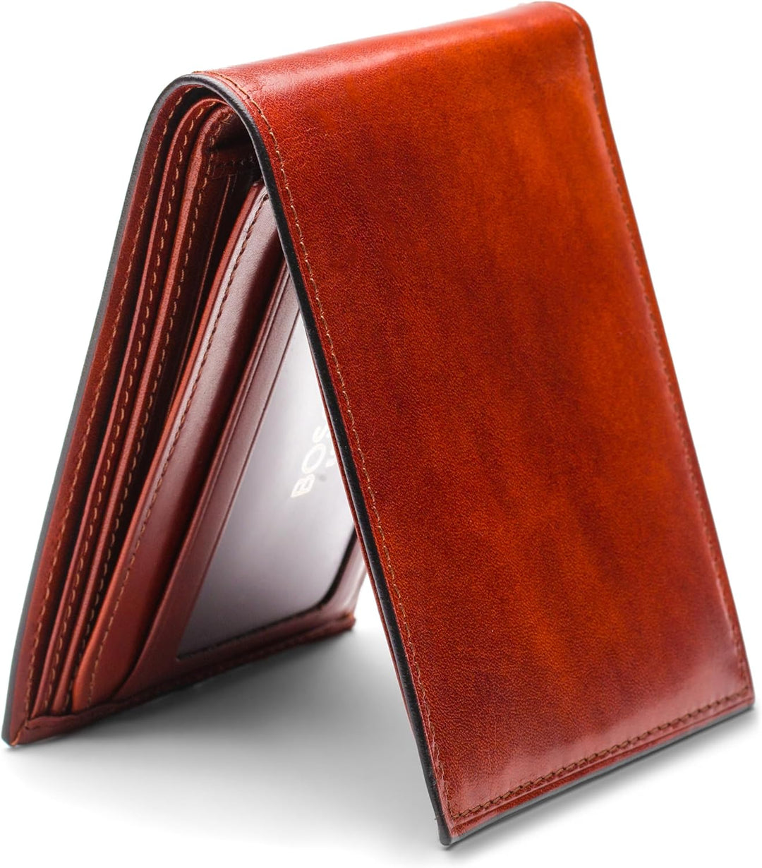 Bosca Cartera de cuero para hombre \u2013 Old Italia billetera pleg...