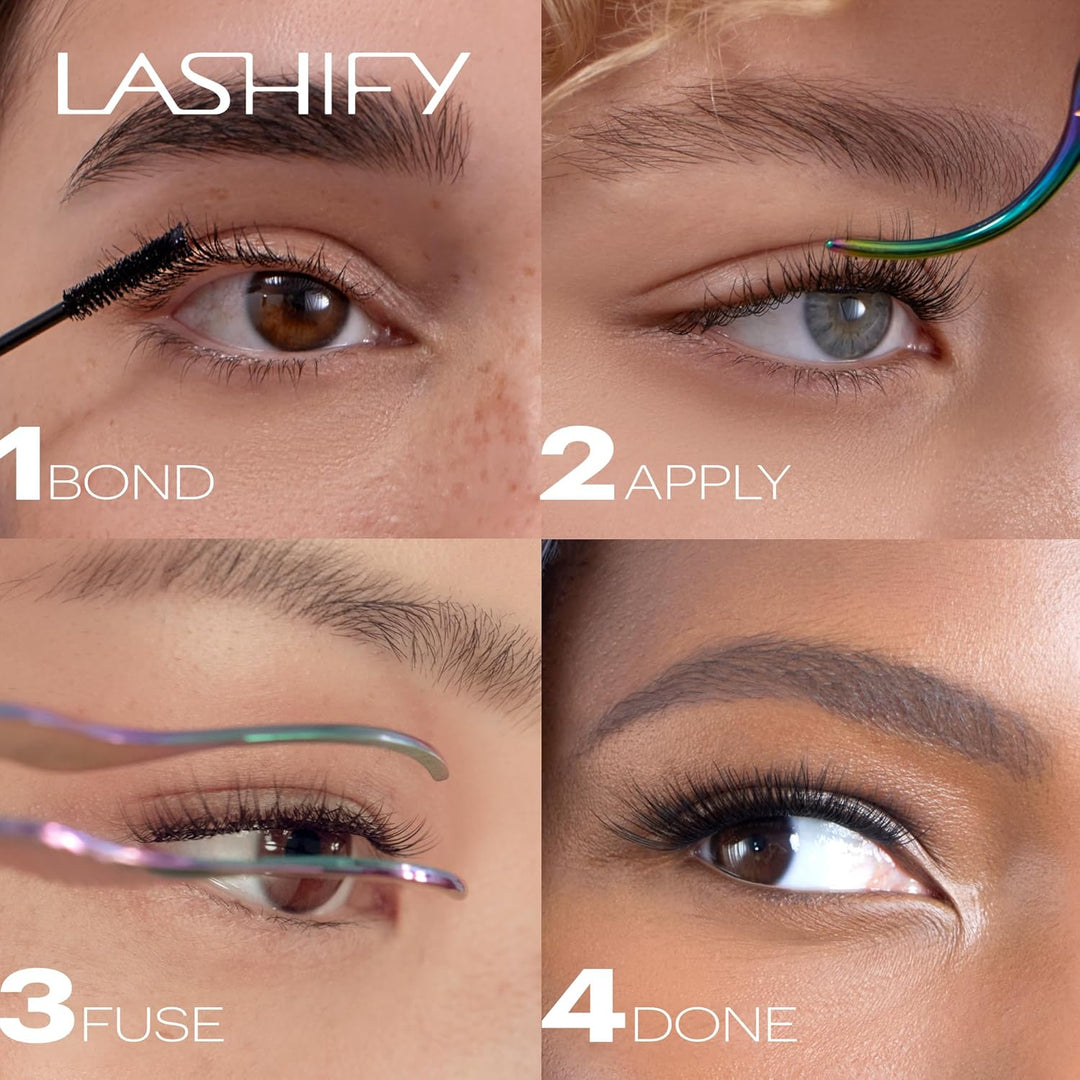 Lashify Recambio de extensiones de pestañas Gossamer de 0.55 pulgad...