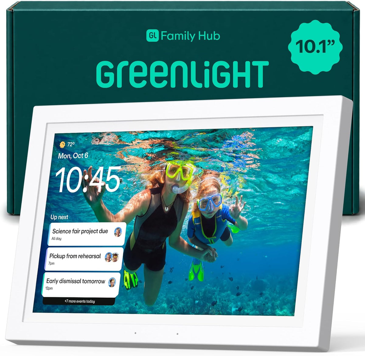 Greenlight Hub familiar de 10.1" con suscripción de 12 meses incluida