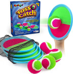 Juego de pelota para tirar y atrapar, juguetes al aire libre para niños, juegos de patio, juguetes de playa, juegos al aire libre para niños y niñas de 3 4 5 6 7 8 9 10 años (mejorado)