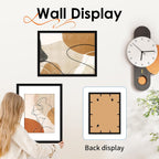 Juego de 4 portarretratos de 12 x 16 pulgadas, portarretratos con plexiglás HD, para exhibir imágenes de 8.5 x 11 pulgadas con paspartú o de 11 x 17 pulgadas sin paspartú