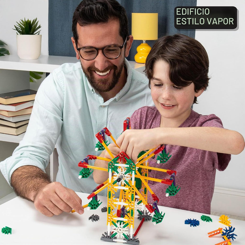 K'NEX - Set motorizado Power & Play, 529 piezas, construcción STEM, set de construcción para niños, a partir de 7 años