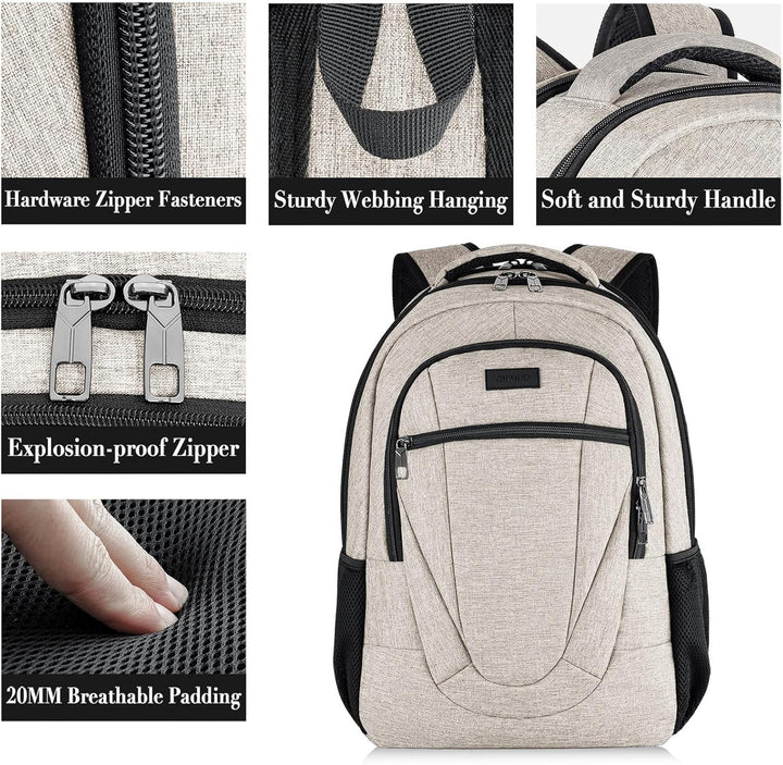 Mochila BIKROD para mujeres y hombres, mochilas escolares extra gra...