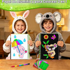 FUNNYB&G Kit de manualidades de aluminio para niños, juguete de regalo de