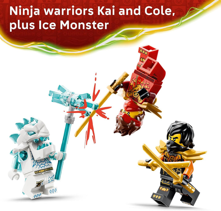 LEGO NINJAGO Vehículos Combinadores de Kai y Cole 71864 | Juguetes...