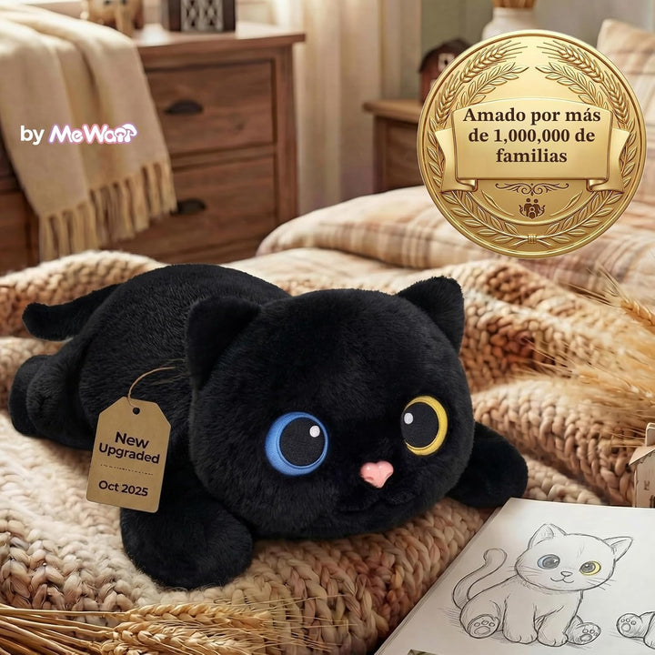 Mewaii Animales de peluche con peso de 5 libras ajustable, calentab...