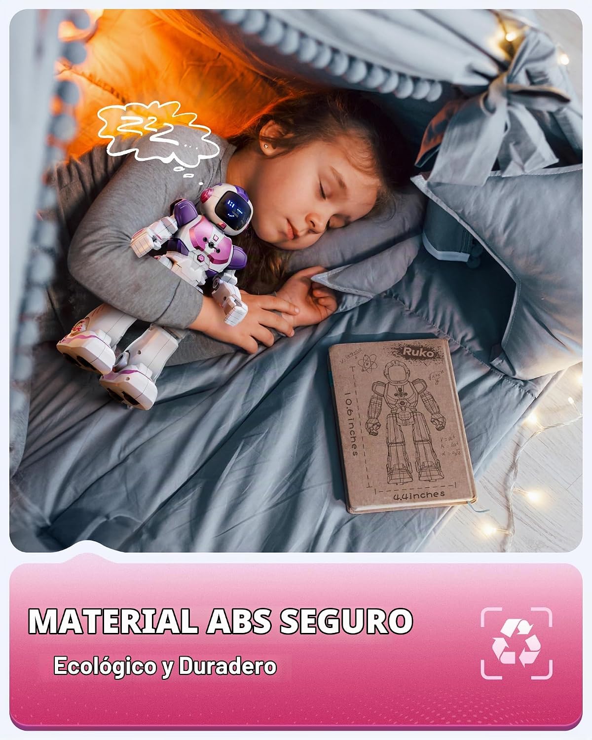 Ruko 6088 Dancing Robot para Girls con APP, Remote, y Gesture Sensing