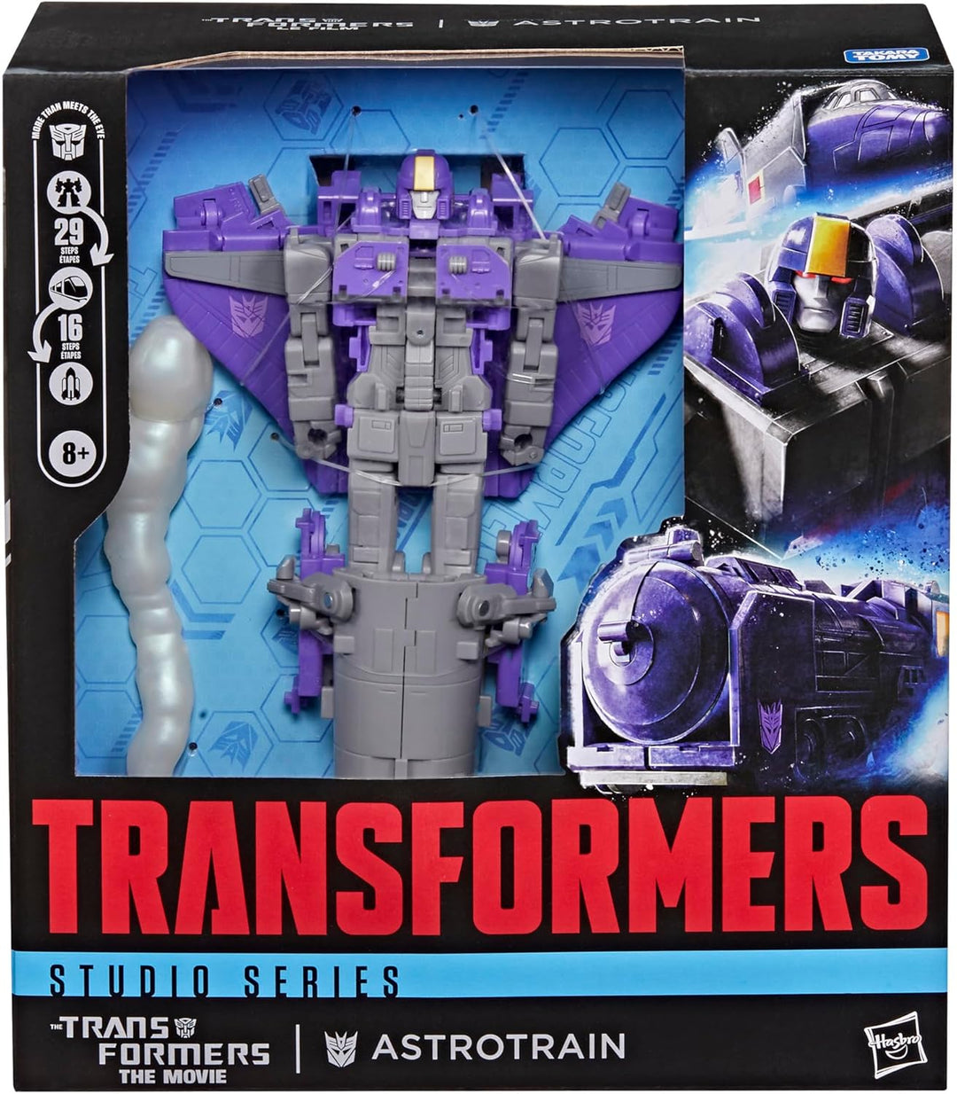 Transformers Studio Series The Movie Astrotrain, figura de acción d...