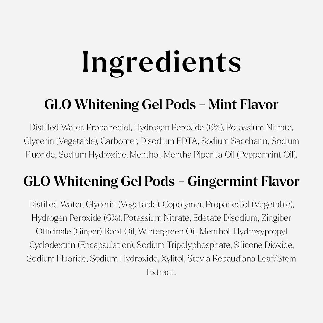 GLO Science Gel blanqueador para dientes \u2013 Blanqueador dental...