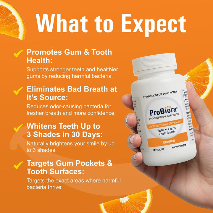 ProBiora Professional Strength Probióticos orales para dientes y en...