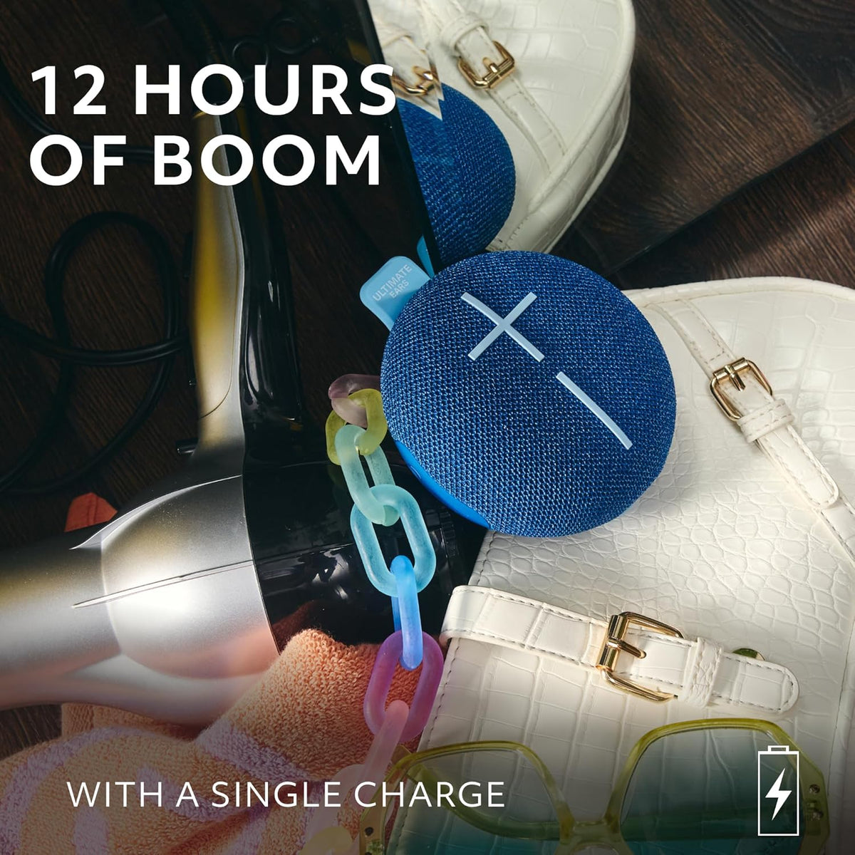 Ultimate Ears MINIROLL Altavoz Bluetooth ultra portátil impermeable...