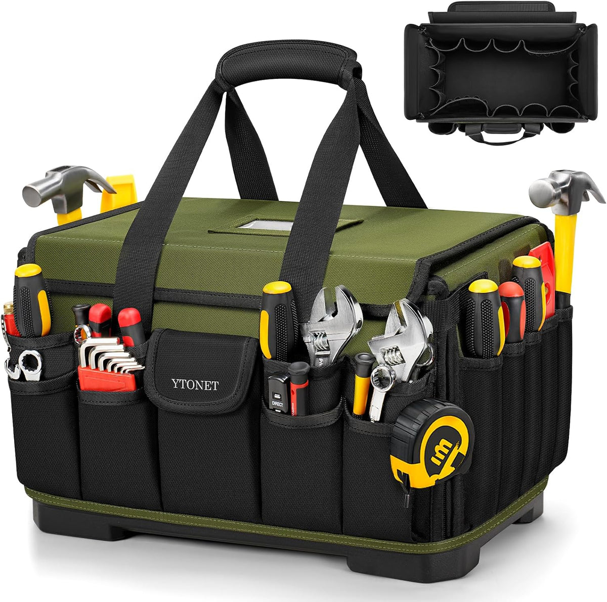 Bolsa para Herramientas Heavy Duty 16 pulgadas, Bolsa organizadora tipo caja de herramientas para hombres Tote Regalos