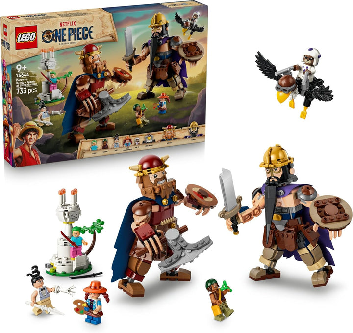 LEGO ONE PIECE Dorry vs. Brogy - Giants of Little Garden - Juguete...