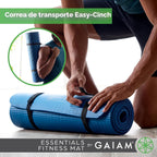 Gaiam Tapete de yoga grueso, esterilla de ejercicio y fitness con correa de