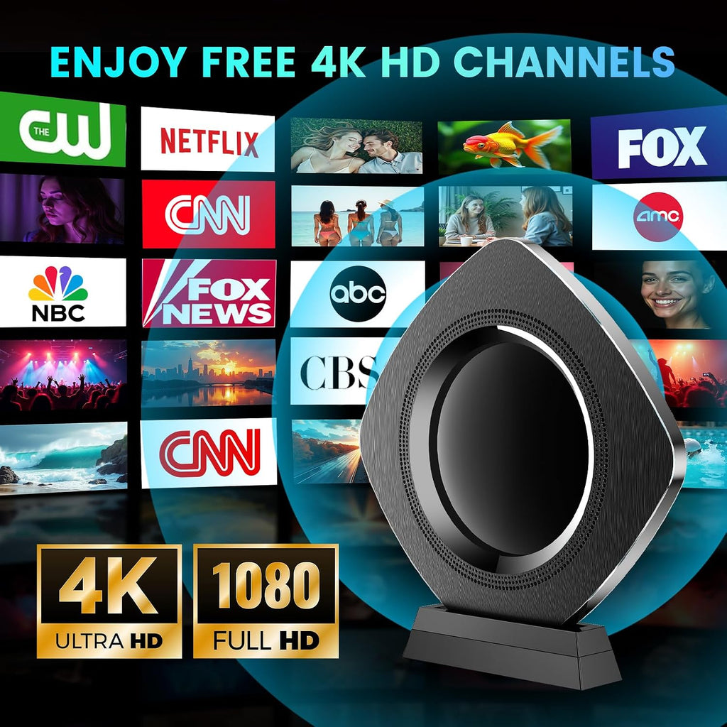 Antena de TV para Smart 6000+Miles, mejor antena de TV digital para