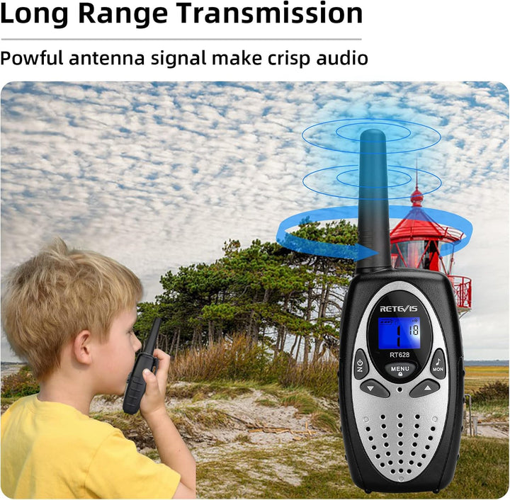 Retevis RT628 Walkie Talkies para niños, regalos de juguete para ni...