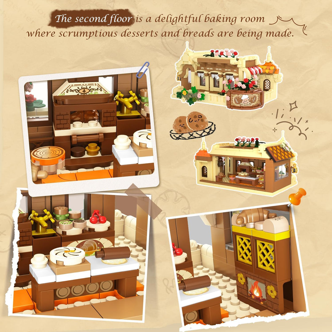 City Bakery Cafe House - Juego de construcción de casa con