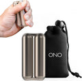 ONO Roller - Juguete antiestrés de mano para adultos | Ayuda a aliviar el estrés, la ansiedad, la tensión | Promueve la concentración, la claridad | Diseño compacto y portátil (titanio, tamaño junior