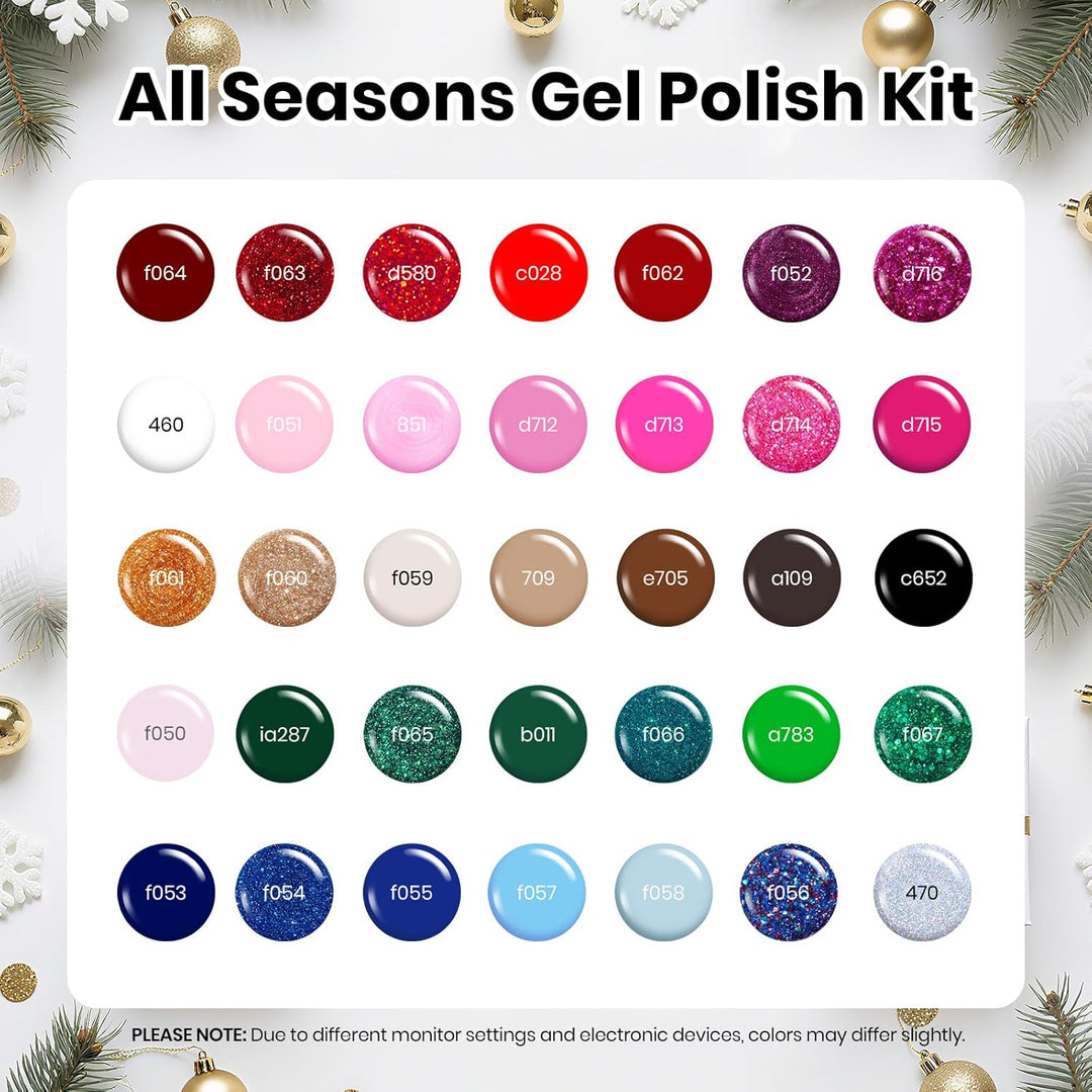 Beetles - Juego de esmaltes de uñas de gel, esmalte de gel con purp...