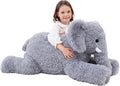 Animal de peluche de elefante gigante, juguetes de peluche de