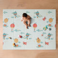 Nuby Alfombra de juego plegable reversible para bebé, 77 pulgadas x 58