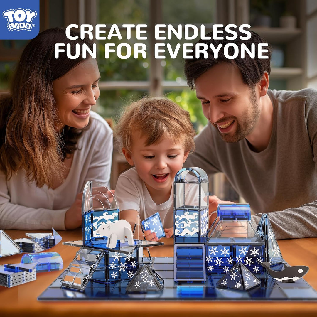TOY Life Fichas magnéticas para niños de 4 a 8 años, juguetes magné...