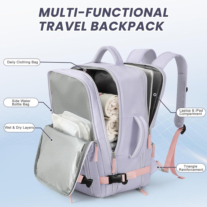 Mochila de viaje de Beraliy aprobada por aerolíneas, para hombres y...