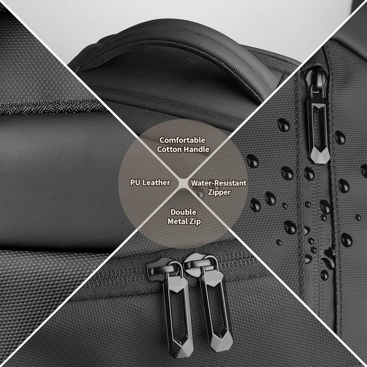 HEROIC KNIGHT Mochila para laptop de 17 pulgadas para hombres y muj...