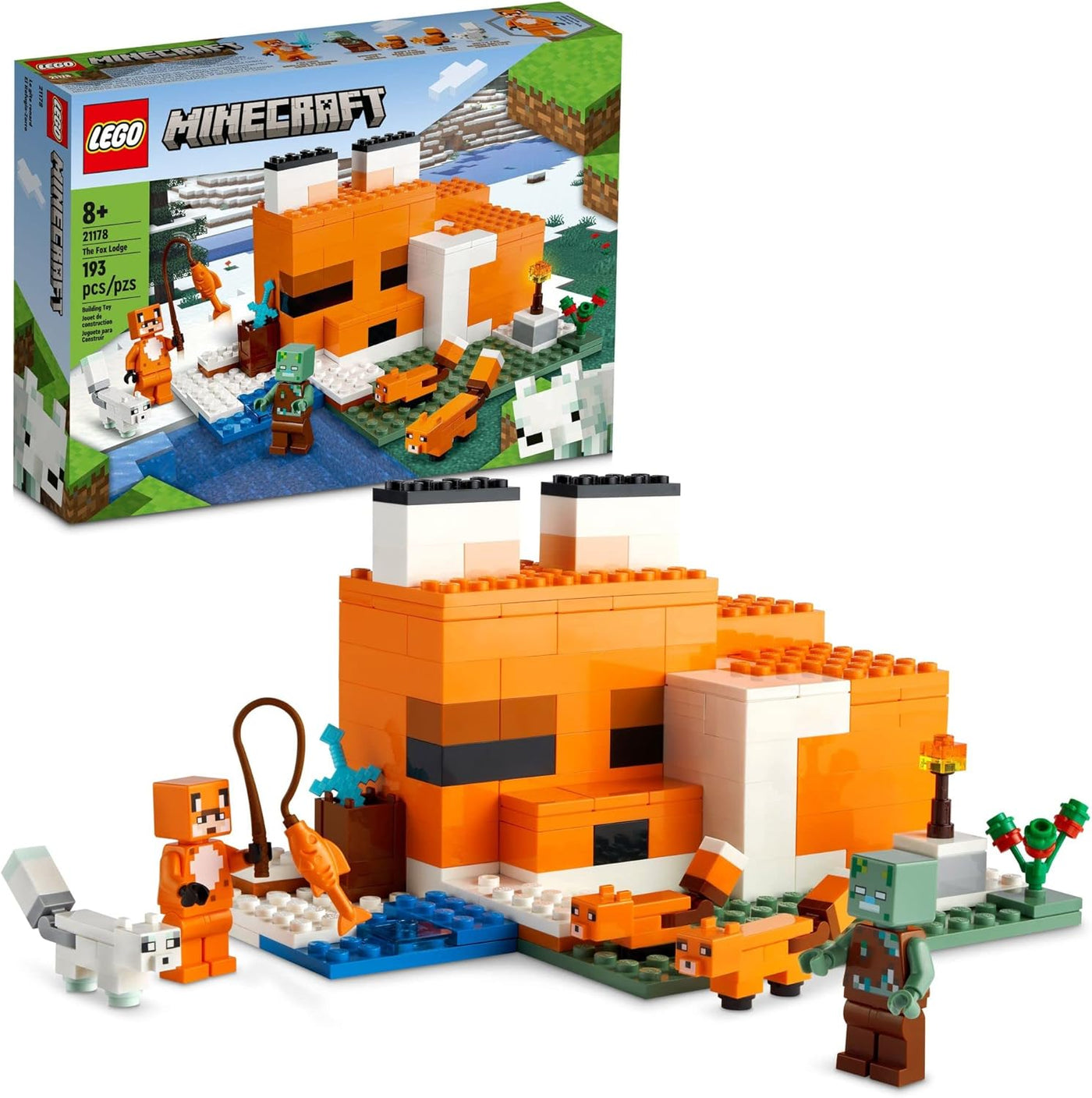 LEGO Minecraft El Refugio-Zorro 21178 - Set de