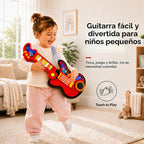 Juguete de guitarra para niños de 2 a 5 años, guitarra y piano para niños
