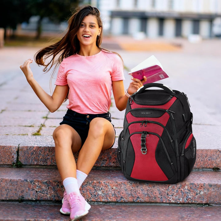 KROSER Mochila para laptop de viaje de 18.4 pulgadas XXXL Mochila p...