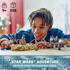 LEGO Star Wars: Return of the Jedi Desert Skiff & Sarlacc Pit, juego de construcción de vehículos con minifigura Nien Nunb del 25 aniversario, juguete coleccionable para fanáticos de Star Wars, regalo