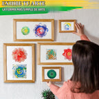 Máquina de arte giratorio para niños, kit de regalo para artes y
