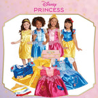 Disney Princess Baúl de Disfraces Deluxe 21 Piezas con Licencia Oficial [Exclusivo de Amazon]