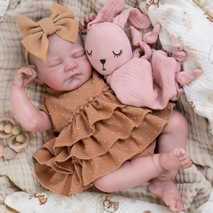 Aori - Muñecas bebés Reborn realistas - Muñeca recién nacida durmie...
