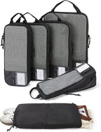 BAGSMART Cubos de compresión para artículos esenciales de viaje