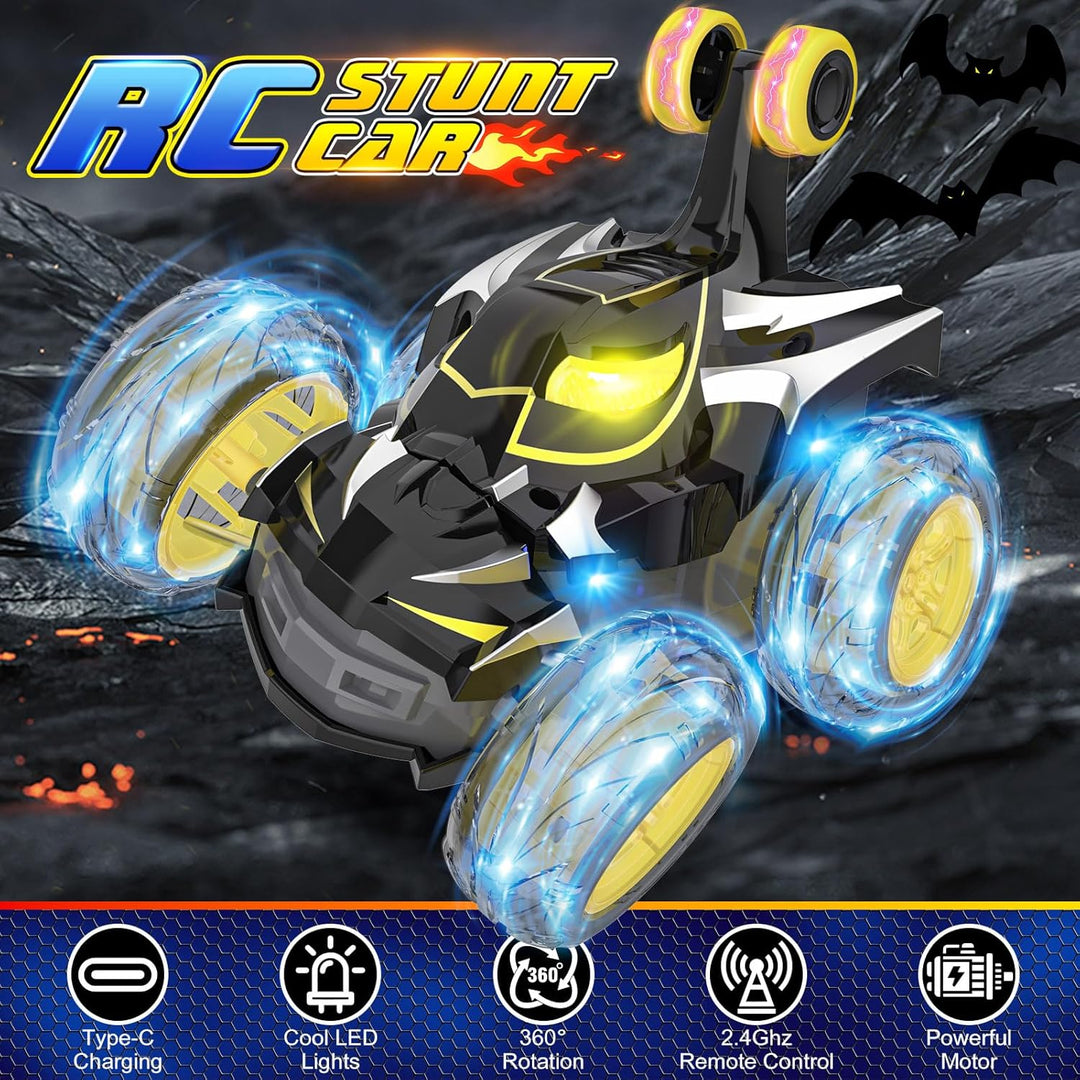 Mafbeanl - Coche de juguete con control remoto y acrobacias, RC coc...