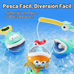iPlay, iLearn Juguete de baño de pesca para bebés, juego magnético de la