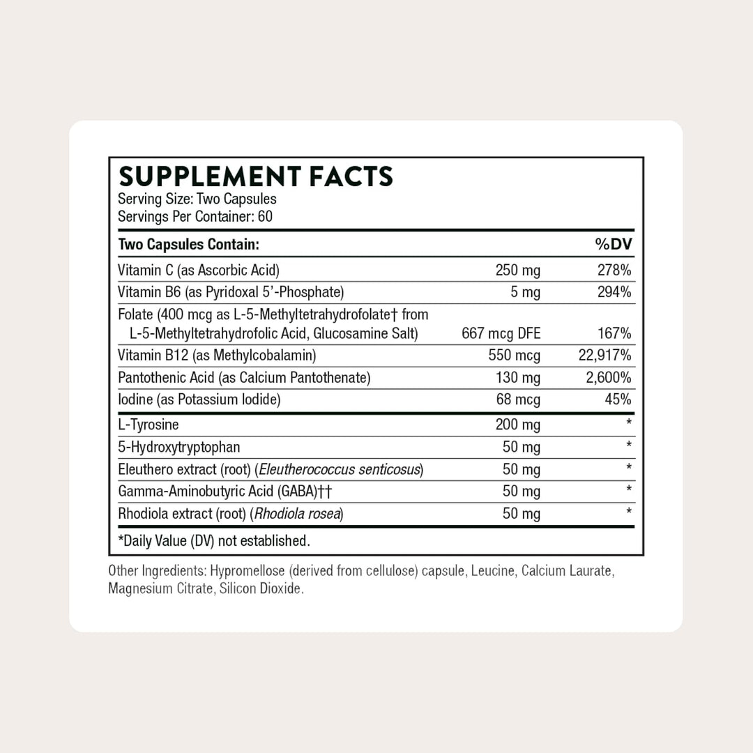 Suplemento Thorne Research Deproloft-HF, de 120 cápsulas (salud y b...