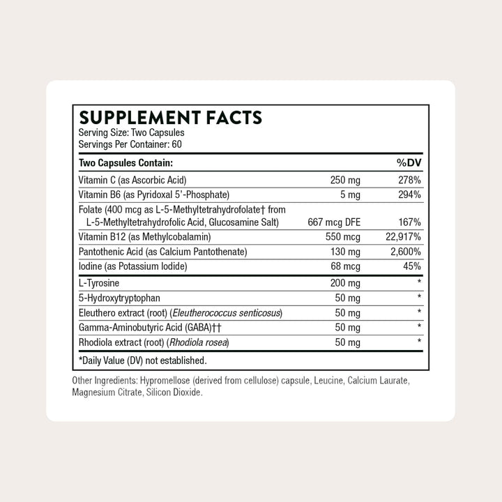 Suplemento Thorne Research Deproloft-HF, de 120 cápsulas (salud y b...