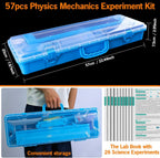 Kit de mecánica física, juego de laboratorio con polea, equilibrio