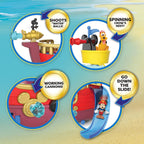 Disney Junior Mickey Mouse Funhouse Treasure Adventure Pirata Barco Set de Juego