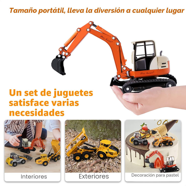 iPlay, iLearn Juego de Sitio de Construcción de Servicio Pesado, Ca...