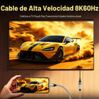 Adaptador USB C a HDMI2.1, cable tipo C a HDMI hembra, 8K @60Hz 4K @144Hz, Thunderbolt 4/5 compatible con MacBook Pro/Air, iPad Pro, iPhone 17 16, HDCP 2.3 y HDR10, 48Gbps, XPS, Galaxy S22
