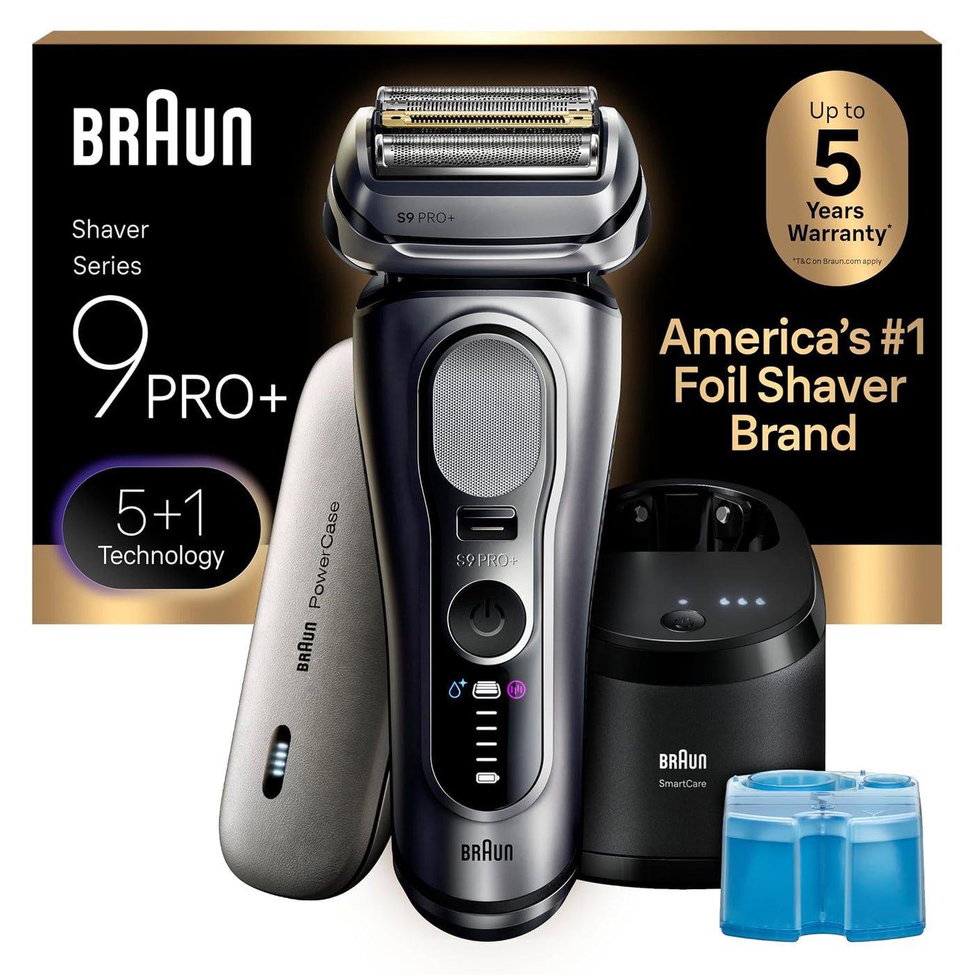 Braun Maquinilla de afeitar eléctrica para hombres Serie 9 PRO+ Máq...