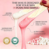 GIRLEARLE Kit de cera digital premium para mujeres con piel sensibl...